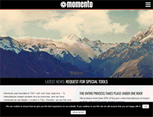 Tablet Screenshot of momento.se